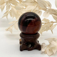 Load image into Gallery viewer, Red Tigers Eye Crystal Sphere Crystal Ball