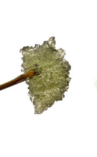 Load image into Gallery viewer, Moldavite Genuine A Grade 1.64g Raw  Crystal Specimen with Certificate of Authenticity