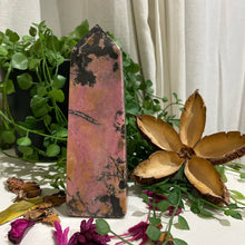 Load image into Gallery viewer, Rhodonite Crystal Tower Point Generator