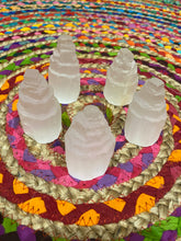 Load image into Gallery viewer, Selenite Crystal Small Tower satin feldspar raw crystal