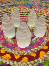 Load image into Gallery viewer, Selenite Crystal Small Tower satin feldspar raw crystal