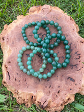 Load image into Gallery viewer, Green Aventurine Bead Bracelet