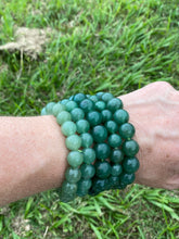 Load image into Gallery viewer, Green Aventurine Bead Bracelet