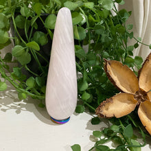 Load image into Gallery viewer, Mangano Calcite Crystal Wand for massage metaphysical healing chakras