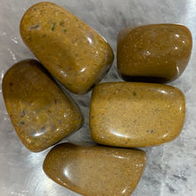 Load image into Gallery viewer, Yellow Jasper Tumble-stone / Tumbled stone Crystal
