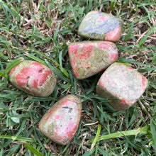 Load image into Gallery viewer, Unakite large Tumble-stone/ tumbled stone Crystal