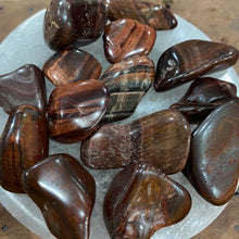 Load image into Gallery viewer, Red Tigers Eye š Tumble-stone / Tumbled stone Crystal