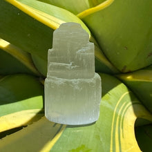 Load image into Gallery viewer, Selenite Crystal Small Tower Raw Selenite Crystal Tower