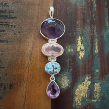 Load image into Gallery viewer, Gemstone Story 925 Sterling Silver Pendant Designed by Entia Jewellery