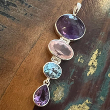 Load image into Gallery viewer, Gemstone Story 925 Sterling Silver Pendant Designed by Entia Jewellery