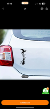 Load image into Gallery viewer, Vinyl Car / Window / Glass Sticker “  Witches Broom ” Size 12cm  x 10cm
