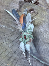 Load image into Gallery viewer, Handcrafted Ceremonial Smudge Wand - “The Guardian of the Underworld”
