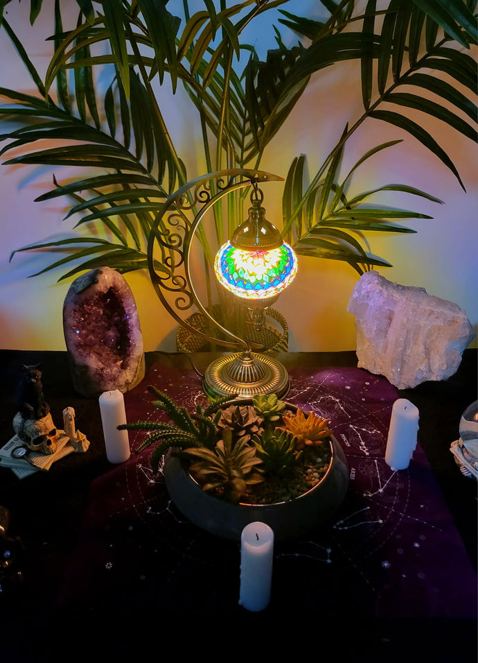Sacred Light- Mosaic Lamp Making In The Bush