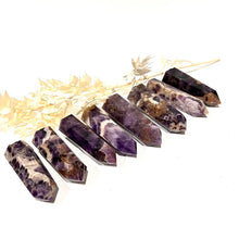 Load image into Gallery viewer, Chevron Amethyst Crystal Tower Point Generator
