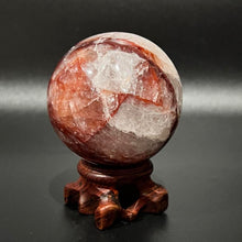 Load image into Gallery viewer, Fire Quartz Crystal Sphere Crystal Ball
