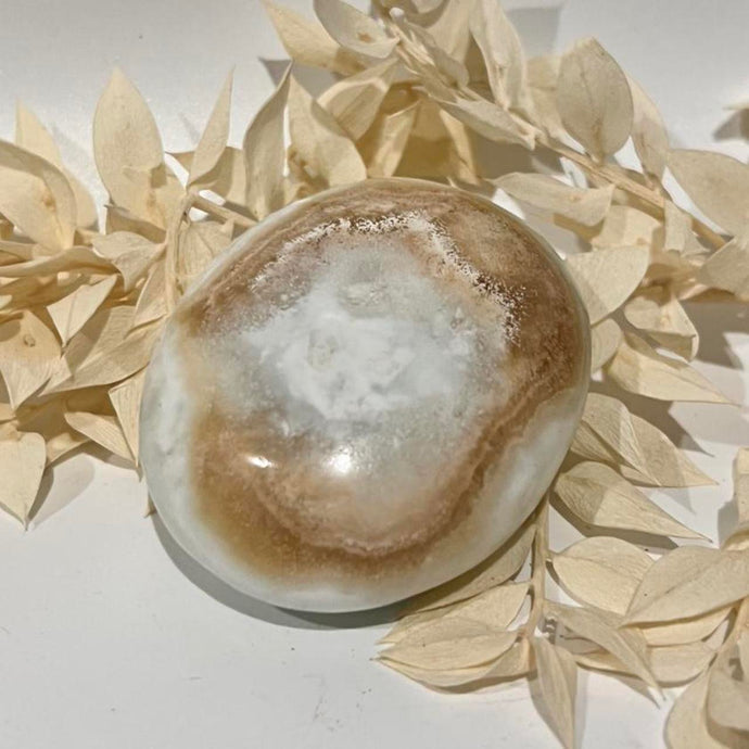 Caribbean Calcite Crystal Palm Stone Palmstone