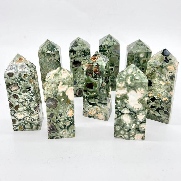 Rainforest Jasper Crystal Tower Rhyolite Point Generator