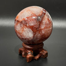 Load image into Gallery viewer, Fire Quartz Crystal Sphere Crystal Ball
