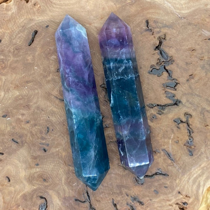 Fluorite Crystal Double Terminated Point
