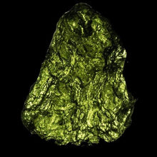 Load image into Gallery viewer, Moldavite Genuine A Grade 1.31g  Raw Crystal Specimen with Certificate of Authenticity
