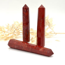 Load image into Gallery viewer, Red Jasper Crystal Tower Point Generator
