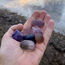 Load image into Gallery viewer, Fluorite Tumbled / Tumble Stone / Tumbles
