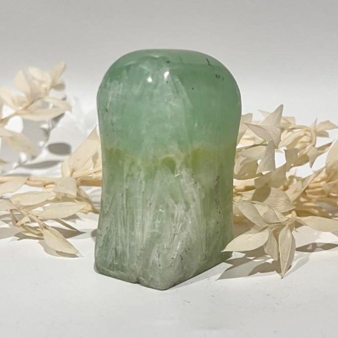 Pistachio Calcite Freeform Crystal Rock Green Crystal