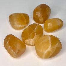 Load image into Gallery viewer, Orange Calcite Tumbled / Tumble Stone / Tumbles
