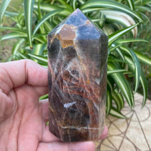 Load image into Gallery viewer, Black Moonstone Crystal Tower Point Generator
