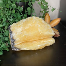 Load image into Gallery viewer, Banded Orange Calcite Raw Crystal Rock
