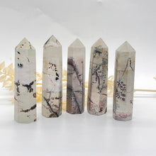 Load image into Gallery viewer, Dendritic Picture Jasper Tower Point Generator stone Crystal
