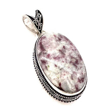 Load image into Gallery viewer, Vintage Design Pink Tourmaline  Gemstone 925 Sterling Silver Jewellery Pendant Gift for Her
