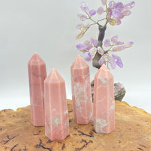 Load image into Gallery viewer, Pink Opal Crystal Tower Point Generator
