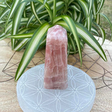 Load image into Gallery viewer, Rose Calcite Tower Point Obelisk Crystal Rock Pink Crystal
