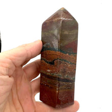 Load image into Gallery viewer, Ocean Jasper Marine Jasper Crystal Tower Point Generator
