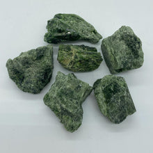 Load image into Gallery viewer, Diopside Raw Crystal Rock Chunk Green Crystal
