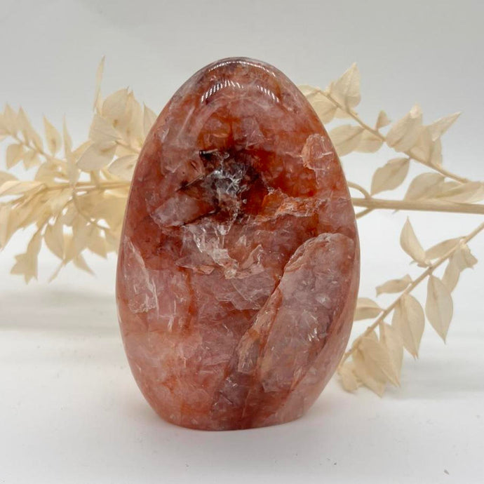 Fire Quartz Crystal Freeform