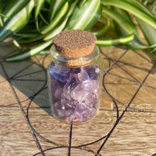 Load image into Gallery viewer, Amethyst  Crystals Crystal Chips Gift - One Jar
