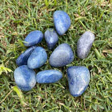 Load image into Gallery viewer, Blue Quartz Tumbled / Tumble Stone / Tumbles
