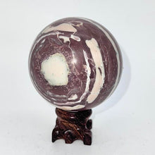 Load image into Gallery viewer, Zebra Stone Crystal Sphere Crystal Ball Specimen Gift
