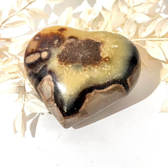 Septarium Crystal Heart