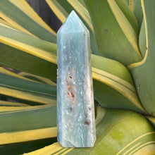 Load image into Gallery viewer, Blue Calcite Crystal Tower Point Generator
