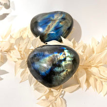 Load image into Gallery viewer, Labradorite Crystal Heart with Great Flash Labradorite Crystal Heart
