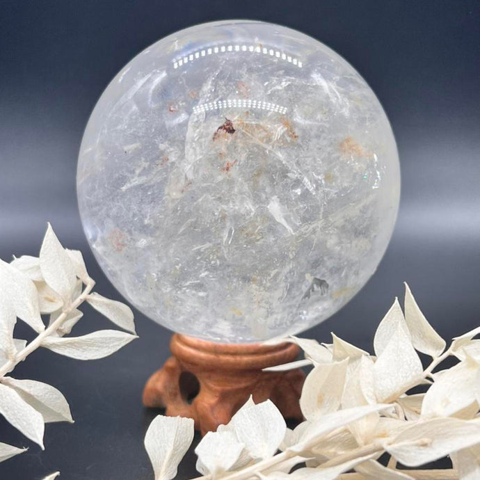 Rainbow Clear Quartz Crystal Sphere Crystal Ball