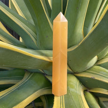 Load image into Gallery viewer, Orange Calcite Crystal Tower Point Generator Gift for Her
