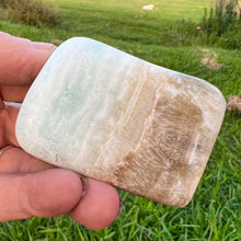 Load image into Gallery viewer, Caribbean Calcite Freeform Crystal Rock Blue Crystal
