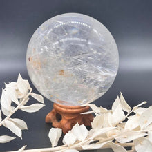 Load image into Gallery viewer, Rainbow Clear Quartz Crystal Sphere Crystal Ball
