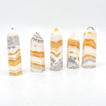Load image into Gallery viewer, Dendritic Orange Calcite Crystal Tower Point Generator Gift for Her
