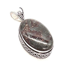 Load image into Gallery viewer, Vintage Look Eudialyte Gemstone 925 Sterling Silver Jewellery Pendant Gift for Her
