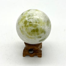Load image into Gallery viewer, Green Jade Crystal Sphere Crystal Ball Stone
